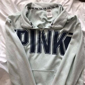 Victoria Secret Pink Half Zipup Pullover